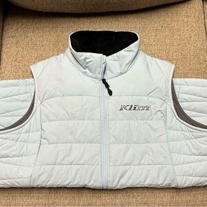 Klim Light Blue Quilted Vest